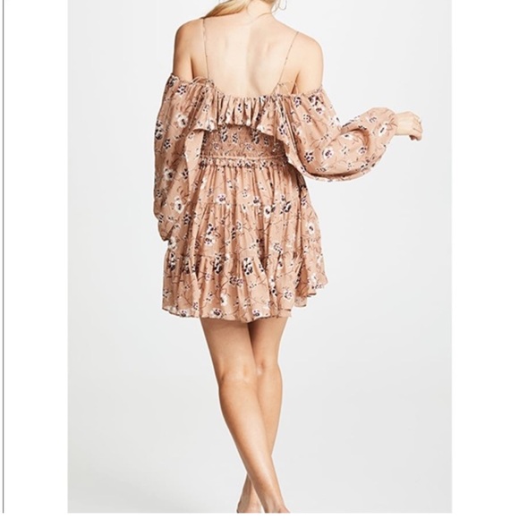 NWOT Ulla Johnson Floral & Glitter Monet Dress - Picture 2 of 7